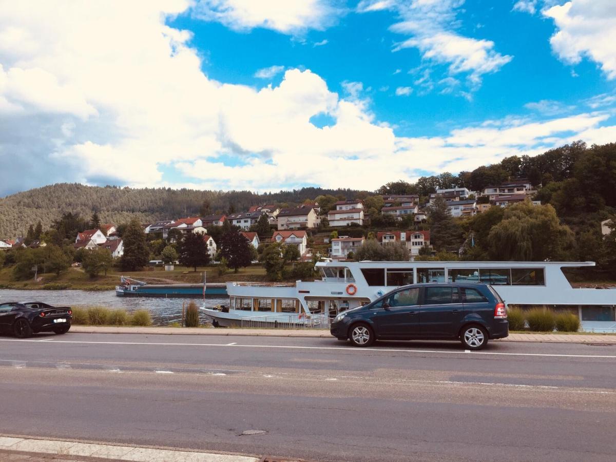 Natur Und Neckarblick Bei Heidelberg 히르슈호른 외부 사진