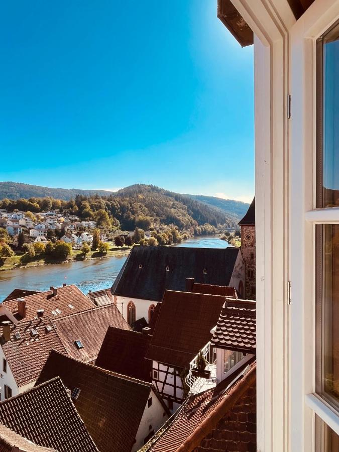 Natur Und Neckarblick Bei Heidelberg 히르슈호른 외부 사진