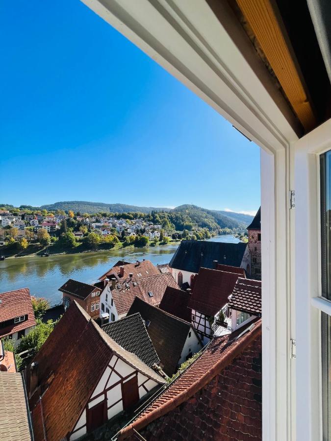 Natur Und Neckarblick Bei Heidelberg 히르슈호른 외부 사진